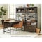 Sauder 14.06 in D X 38.5 in H, 66.14 in W X Engineered Wood, Metal, Glass 427852 - alternate 4
